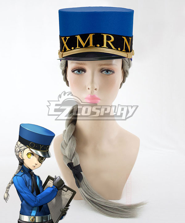 Persona 5 Justine Cosplay Golden Grey Cosplay Wig - Only Wig
