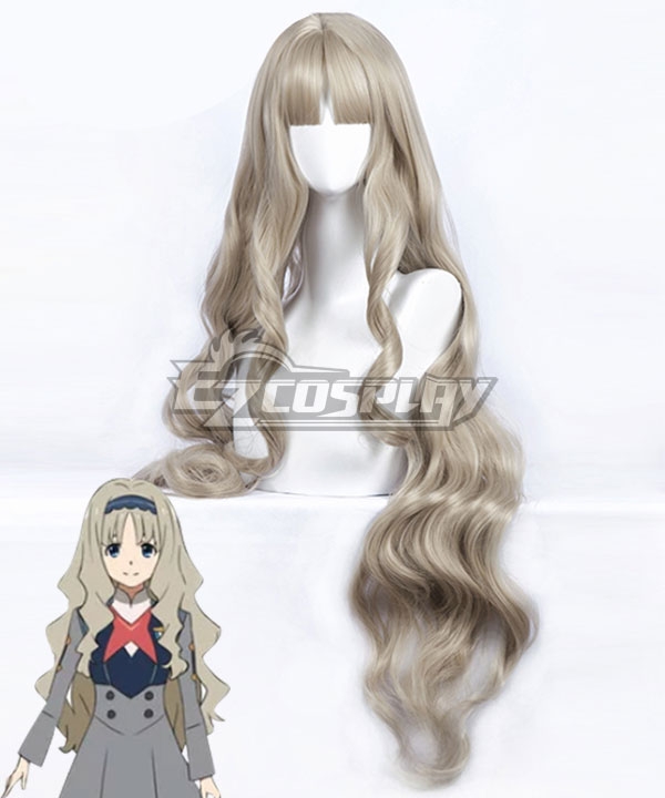 

Darling in the Franxx Kokoro Code 556 Light Yellow Grey Cosplay Wig