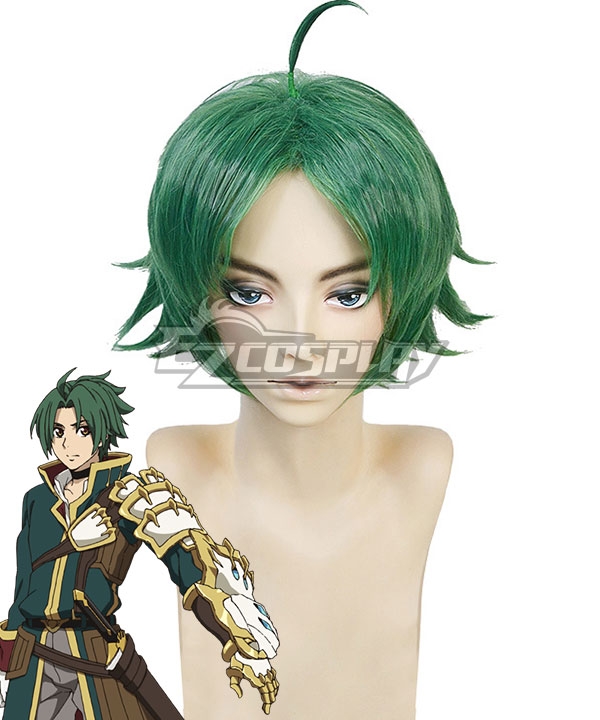 Record of Grancrest War Grancrest Senki Theo Cornaro Green Cosplay Wig