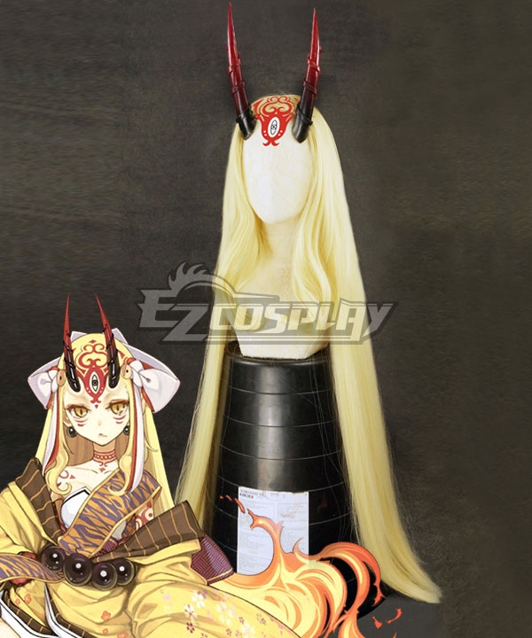 Fate Grand Order Berserker Ibaraki Douji Golden Cosplay Wig - Only Wig