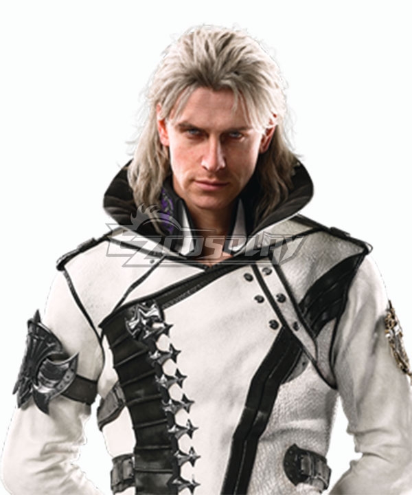 Final Fantasy XV Ravus Nox Fleuret Silver Grey Cosplay Wig