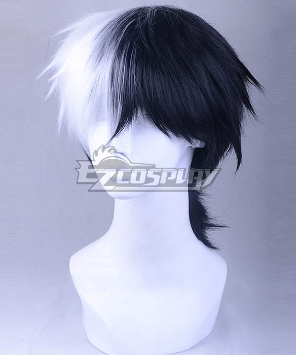 Burakku Jakku Black Jack Aka Kuro Hazama Black White Cosplay Wig