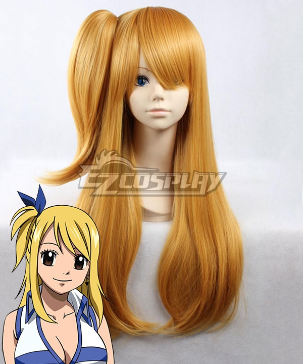 Fairy Tail Lucy Heartfilia Yellow Cosplay Wig