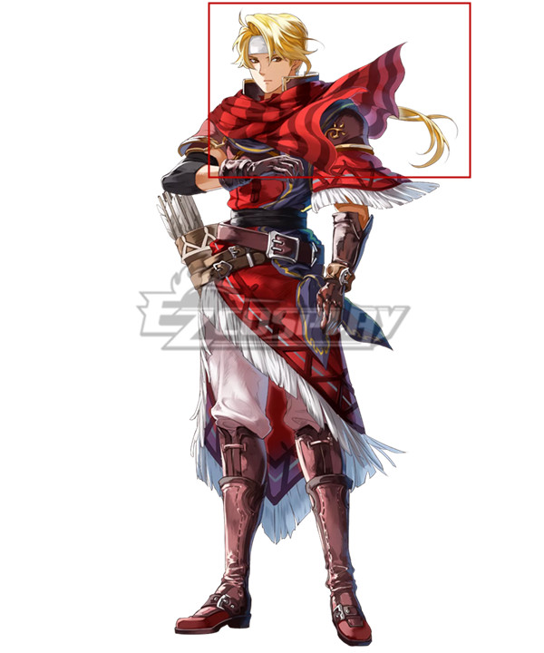 Fire Emblem Heroes Perfect Shot Jeorge Golden Cosplay Wig