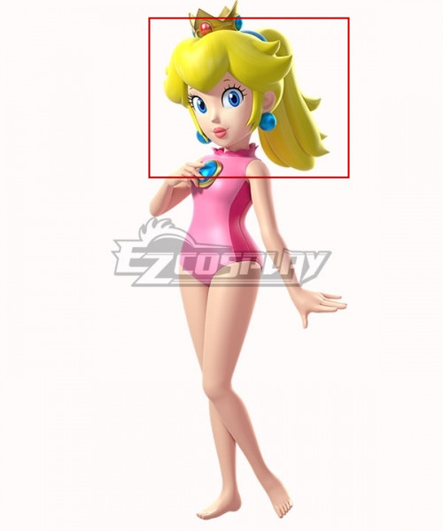 Mario & Sonic at the Rio 2016 Olympic Games Princess Peach Golden Cosplay Wig