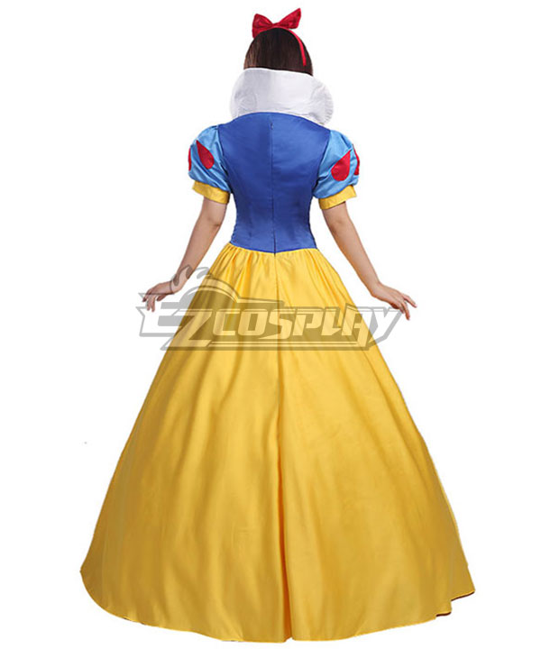 Disney Snow White Princess Snow White Yellow Dress Cosplay Costume - A  Edition