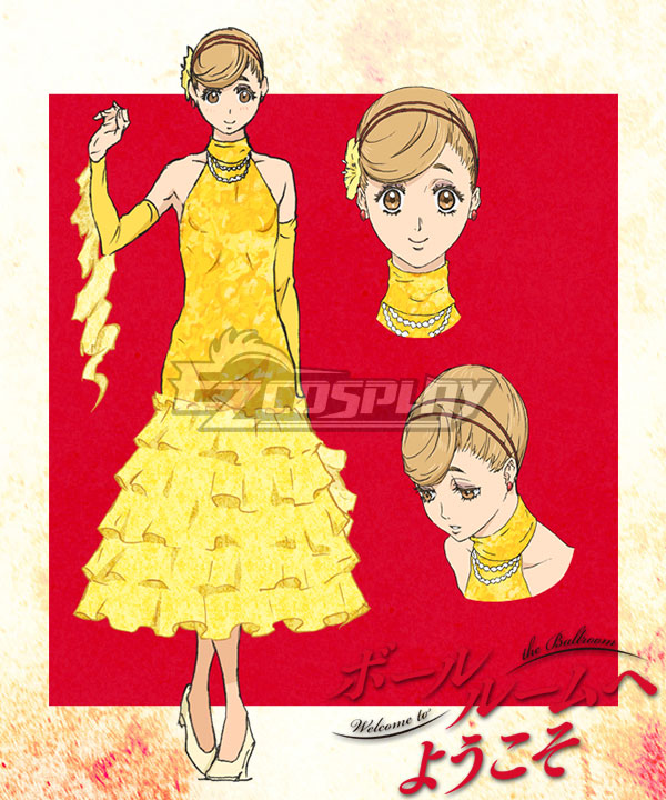 

Welcome to the Ballroom Mako Akagi Cosplay Costume