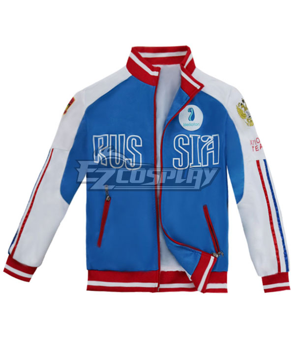 

Yuri on Ice YURI!!!on ICE Plisetsky Yuri Sportswear Coat Cosplay Costume