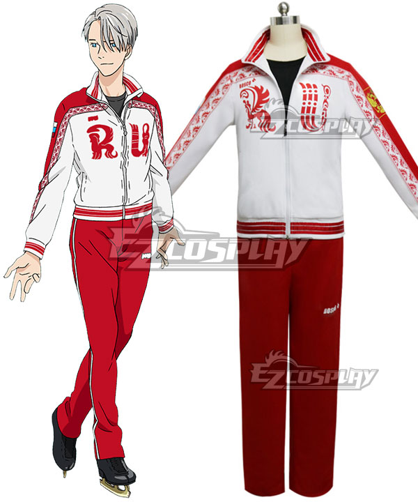 

Yuri on Ice YURI!!!on ICE Victor Nikiforov Sportswear Suit Outfit Cosplay Costume