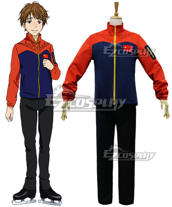 

Yuri on Ice YURI!!!on ICE Ji Guanghong Sportswear Suit Outfit Cosplay Costume - B Edition