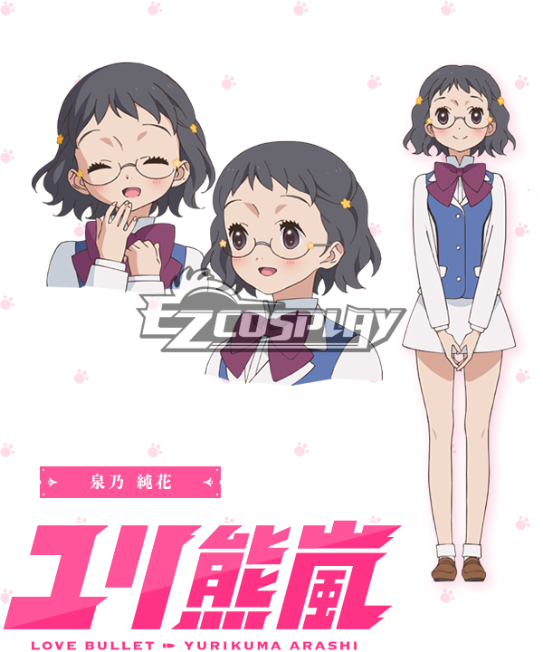 

Yuri Kuma Arashi Love Bullet Yuri Kuma Arashi Sumika Izumino Cosplay Costume