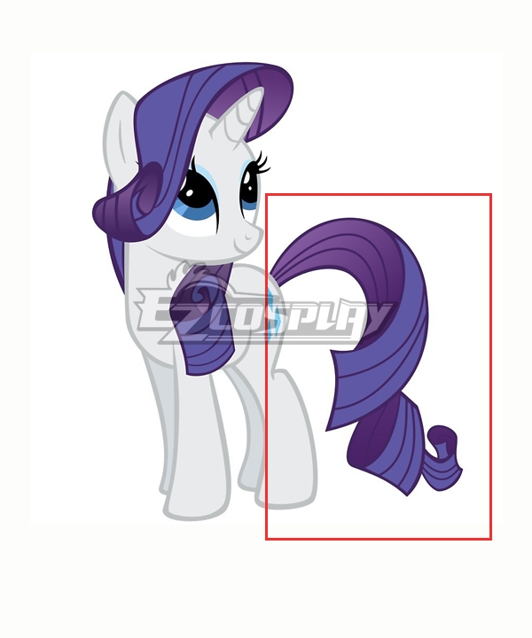 My Little Pony Equestria Girls Rarity Tail Cosplay Accessory Prop