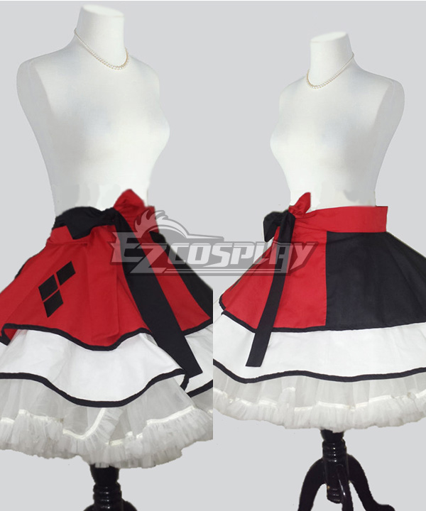 

Fashion Black and Red Full Cotton Customade Household Apron Cosplay
