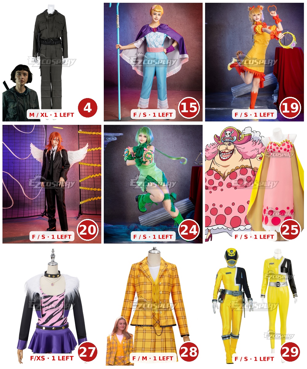 Ezcosplay ¥9.99 Clearance Sale (Up to Value $279.99)