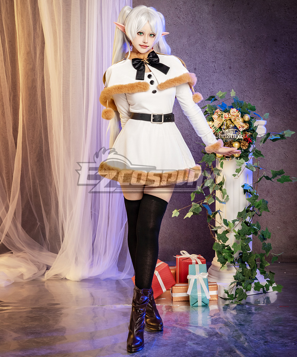 Ezcosplay Original Derivative Frieren: Beyond Journey's End Frieren Christmas Cosplay Costume