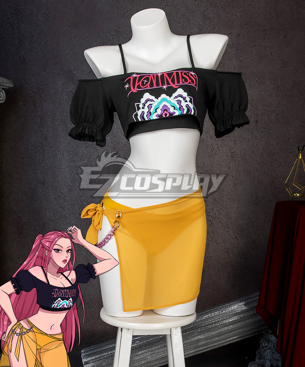 Ezcosplay Original Derivative Kpop Demon Hunters Mira Sexy Swimsuit Cosplay Costume