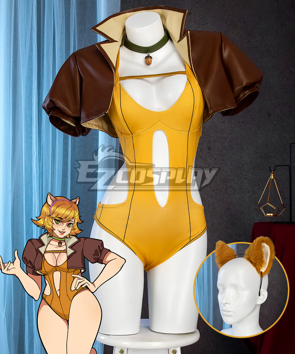 Ezcosplay Original Derivative Marvel Rivals Squirrel Girl Cute Sexy Suit Cosplay Costume