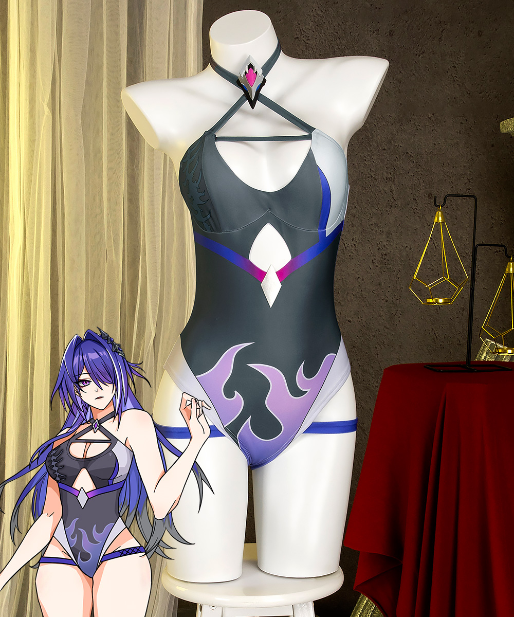 [Pre sale] EZcosplay Original Design Honkai: Star Rail Acheron One Piece Swimsuit Cosplay Costume