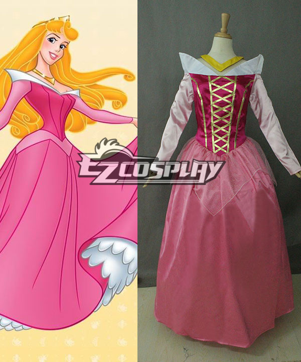 

Disney Sleeping Beauty Cosplay Princess Aurora Costume Outfit