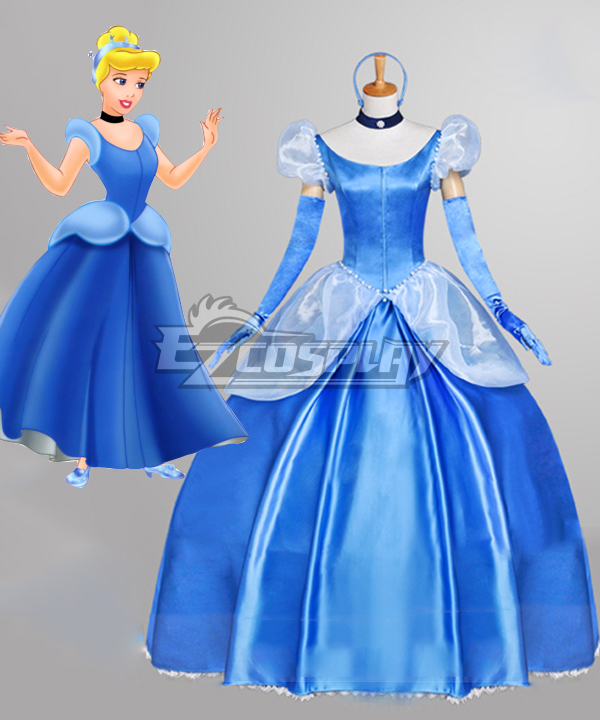 

Disney Princess Cinderella Blue Copslay Costume