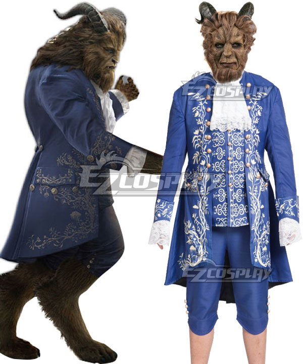 Disney Beauty and The Beast Movie 2017 Beast Cosplay Costume - No Mask