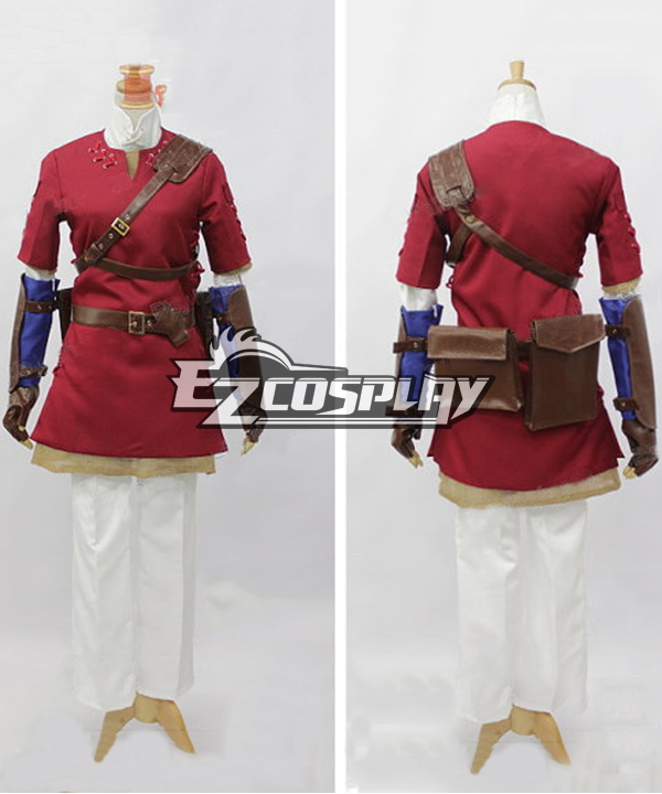 TLOZ Twilight Princess Red Link Cosplay Costume