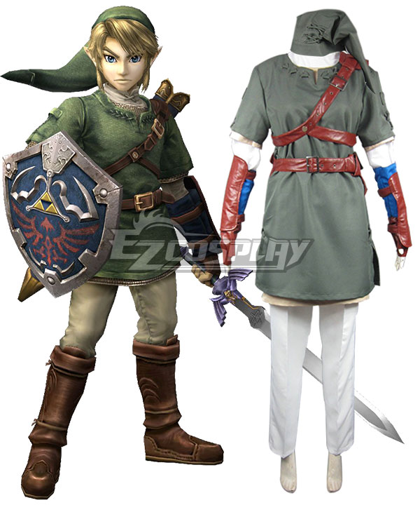 The Legend of Zelda Twilight Princess Link Cosplay Costume