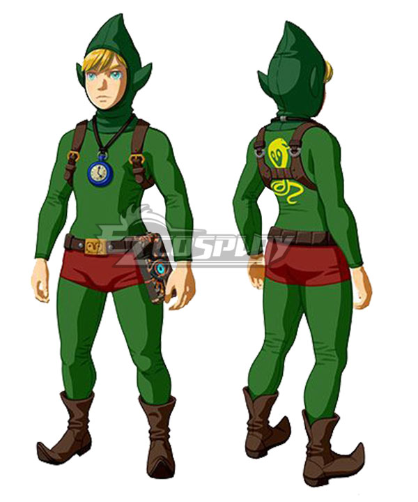 

The Legend of Zelda: Breath Of The Wild DLC Link Tingle's Outfit Cosplay Costume