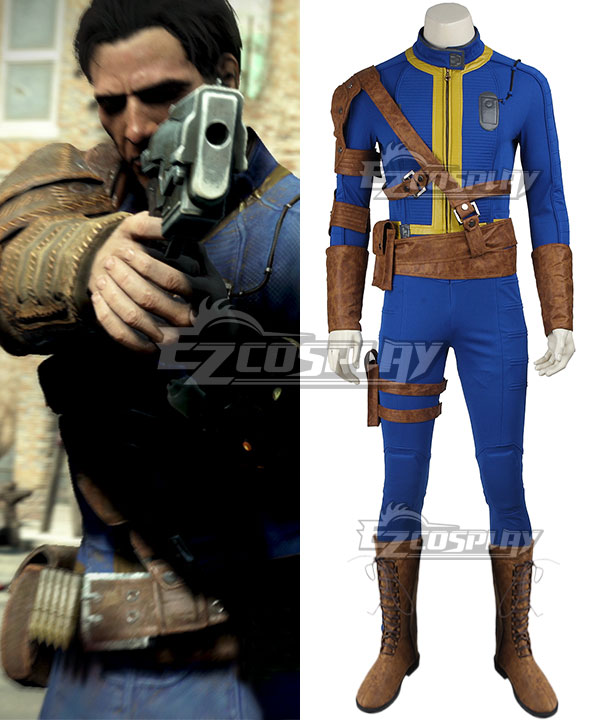 

Fallout 4 Sole Survivor Vault 111 Cosplay Costume - Including Boots
