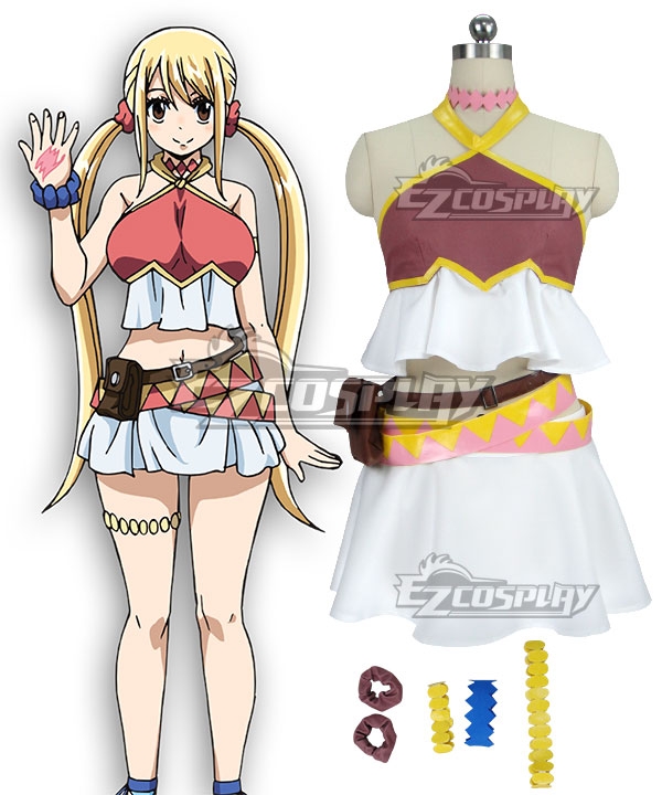 Fairy Tail: Dragon Cry Lucy Heartfilia Cosplay Costume