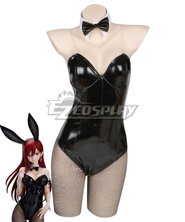 Fairy Tail Erza Scarlet Bunny Girl Jumpsuit Cosplay Costume