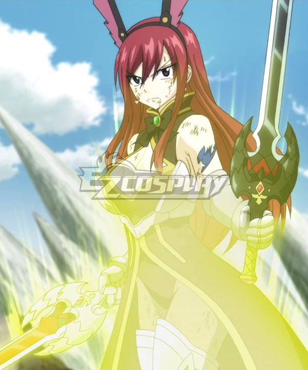 Fairy Tail Erza Scarlet Rabbit Armor Cosplay Costume