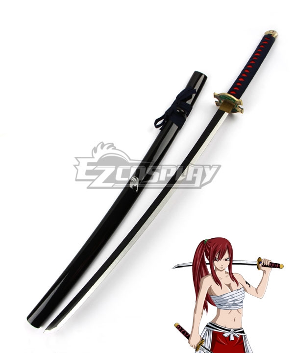 

Fairy Tail Erza Scarlet Sword and Scabbard Cosplay Weapon Prop - Select