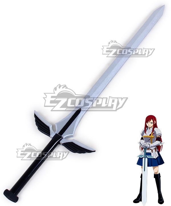 Fairy Tail Erza Scarlet Sword Cosplay Weapon Prop