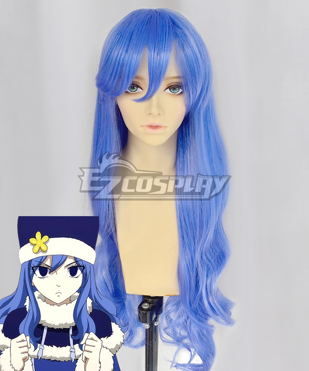 Fairy Tail Juvia Lockser Blue Cosplay Wig