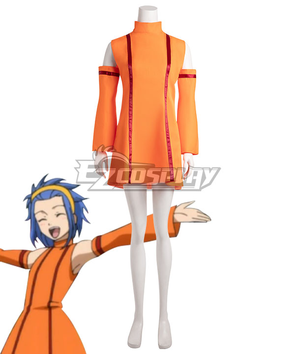 Fairy Tail Levy Mcgarden Cosplay Costume 