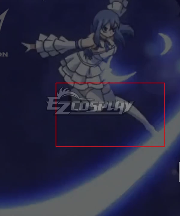 

Fairy Tail Rain Woman Juvia Lockser White Shoes Cosplay Boots