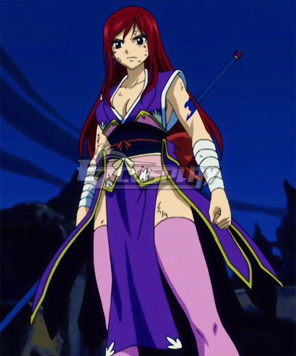 

Fairy Tail Robe of Yuen Erza Scarlet Cosplay Costume