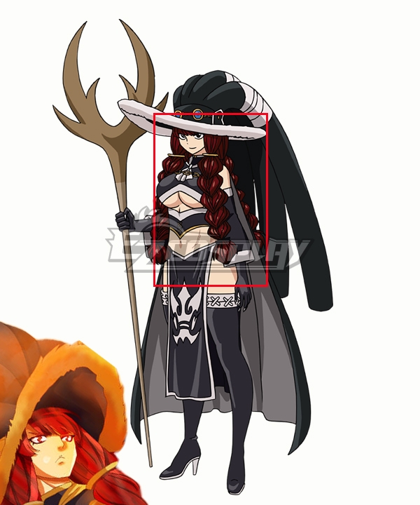Fairy Tail Season 3 Irene Berselion Red Cosplay Wig