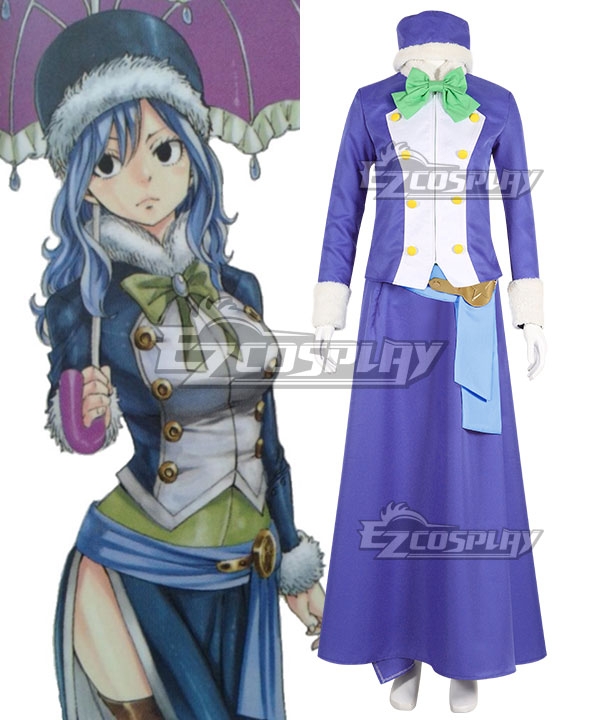 

Fairy Tail Season 3 Juvia Lockser Cosplay Costume