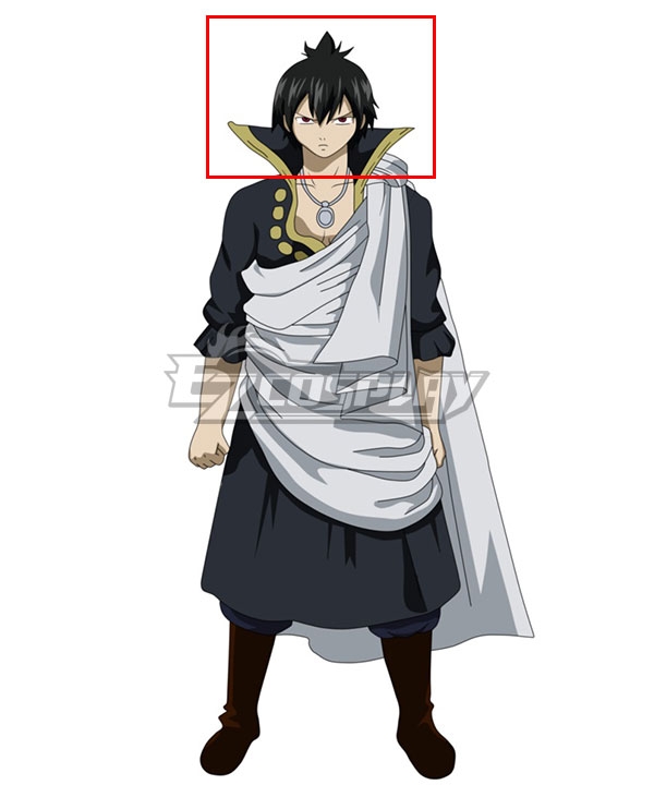 Fairy Tail The Black Wizard Zeref Dragneel Black Cosplay Wig