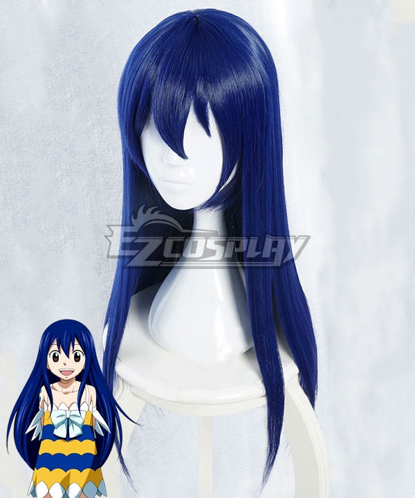 

Fairy Tail Wendy Marvell Blue Long Cosplay Wig