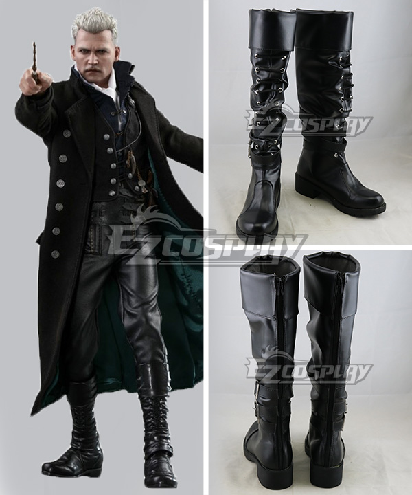 

Fantastic BeastsThe Crimes of Grindelwald Black Shoes Cosplay Boots