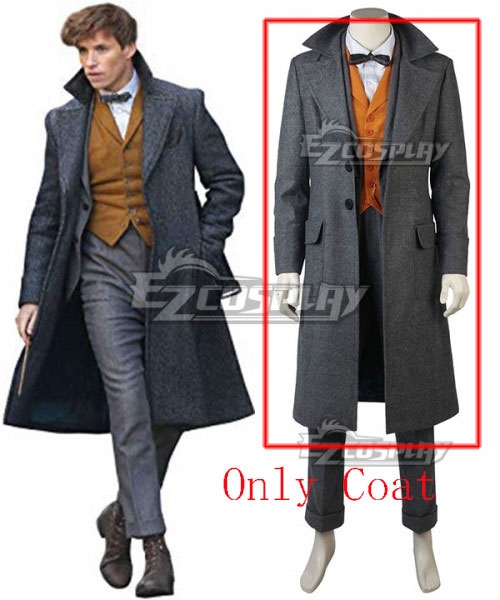 

Fantastic Beasts The Crimes Of Grindelwald Newt Scamander Coat Cosplay Costume