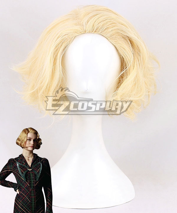 

Fantastic Beasts The Crimes Of Grindelwald Queenie Goldstein Golden Cosplay Wig