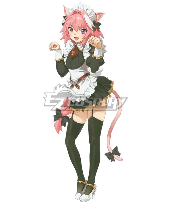 

Fate Apocrypha Fate EXTELLA LINK Rider Of Black Astolfo Maid Wear Cosplay Costume