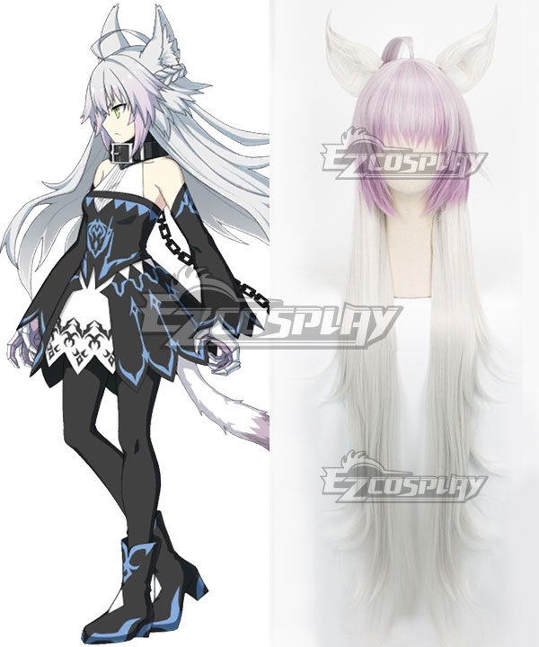 Fate Apocrypha Fate Grand Order Berserker Atalanta Alter Grey Purple Cosplay Wig (Ear Not Included)