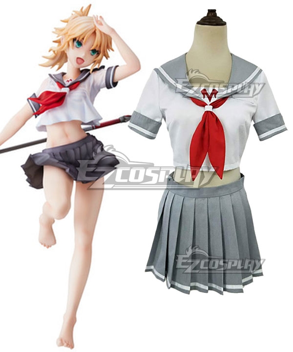 Fate Apocrypha Saber Of Red Mordred Sailor Suit Cosplay Costume