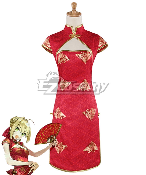 

Fate Extella Link Saber Nero Claudius Cheongsam Cosplay Costume