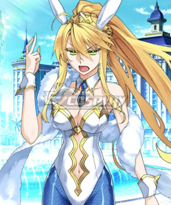 

Fate Grand Order 2019 Summer The Bunny King Artoria Pendragon Cosplay Costume